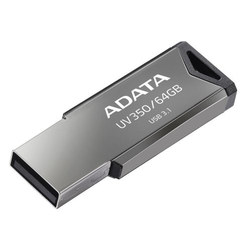 Купить Накопитель ADATA UV350 64GB USB 3.1 (AUV350-64G-RBK) Metallic - цена в Харькове, Киеве, Днепре, Одессе
в интернет-магазине Telemart фото