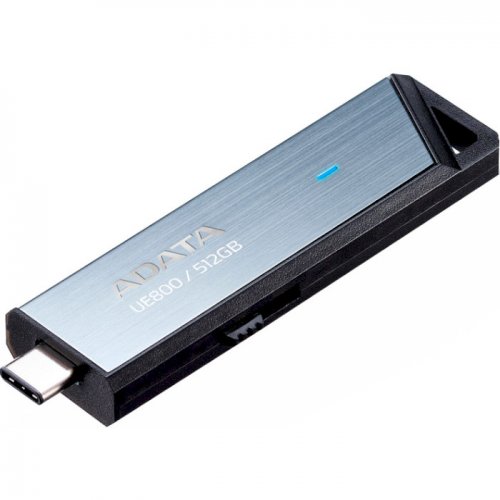 Купить Накопитель ADATA Elite UE800 512GB USB Type-C (AELI-UE800-512G-CSG) Silver - цена в Харькове, Киеве, Днепре, Одессе
в интернет-магазине Telemart фото