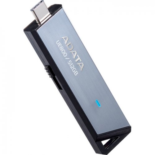 Купить Накопитель ADATA Elite UE800 512GB USB Type-C (AELI-UE800-512G-CSG) Silver - цена в Харькове, Киеве, Днепре, Одессе
в интернет-магазине Telemart фото