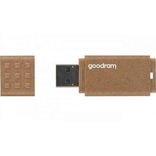 Накопитель Goodram UME3 Eco Friendly 128GB USB 3.0 (UME3-1280EFR11) Brown купить в Украине: Киев, Днепр, Харьков, Одесса  | Низкая цена, отзывы, характеристики от TELEMART фото