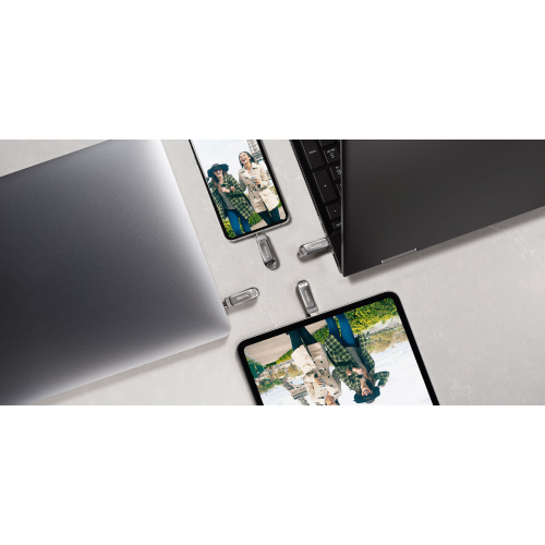 Купить Накопитель SanDisk Ultra Dual Drive Luxe 512GB USB 3.1 + USB Type-C (SDDDC4-512G-G46) - цена в Харькове, Киеве, Днепре, Одессе
в интернет-магазине Telemart фото