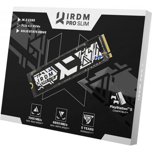 Продати SSD-диск GoodRAM IRDM Pro Slim 3D TLC 4TB M.2 (2280 PCI-E) NVMe 1.4 (IRP-SSDPR-P44S-4K0-80) за Trade-In у інтернет-магазині Телемарт - Київ, Дніпро, Україна фото