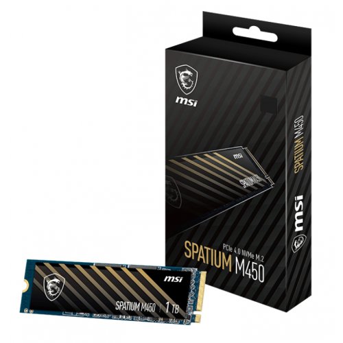 Продать SSD-диск MSI SPATIUM M450 3D NAND TLC 2TB M.2 (2280 PCI-E) (S78-440Q510-P83) по Trade-In интернет-магазине Телемарт - Киев, Днепр, Украина фото