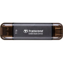 SSD-диск Transcend ESD310 3D NAND 1TB USB + USB Type-C (TS1TESD310C) Black