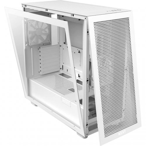 Build a PC for NZXT H7 Flow RGB Tempered Glass without PSU (CM-H71FW-R1)  White with compatibility check and compare prices in France: Paris,  Marseille, Lisle on NerdPart