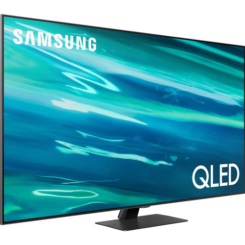 Купить Телевизор Samsung 75" QLED 4K Q80A (QE75Q80AAUXUA) Black - цена в Харькове, Киеве, Днепре, Одессе
в интернет-магазине Telemart фото