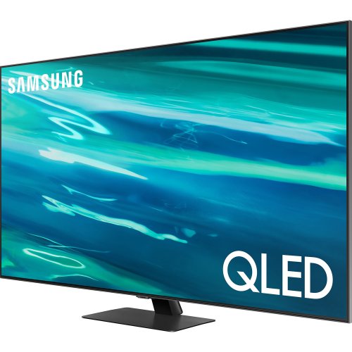 Купить Телевизор Samsung 75" QLED 4K Q80A (QE75Q80AAUXUA) Black - цена в Харькове, Киеве, Днепре, Одессе
в интернет-магазине Telemart фото