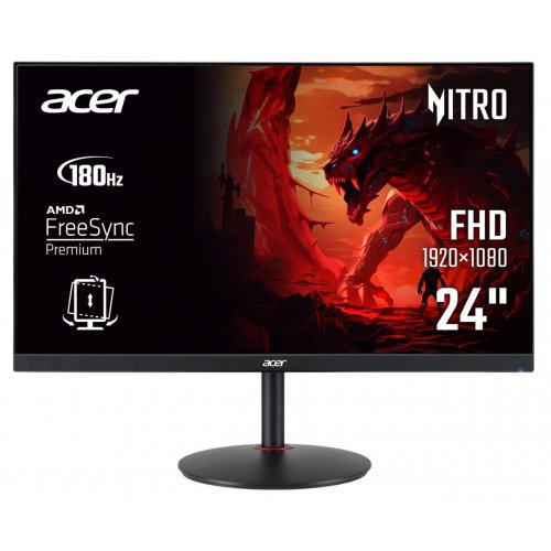 Монітор Acer 23.8″ Nitro XV240YM3 (UM.QX0EE.306) Black купити в Україні: Київ, Львів, Хмельницький, Тернопіль, Івано-Франківськ | Низька ціна, відгуки, характеристики від TELEMART фото
