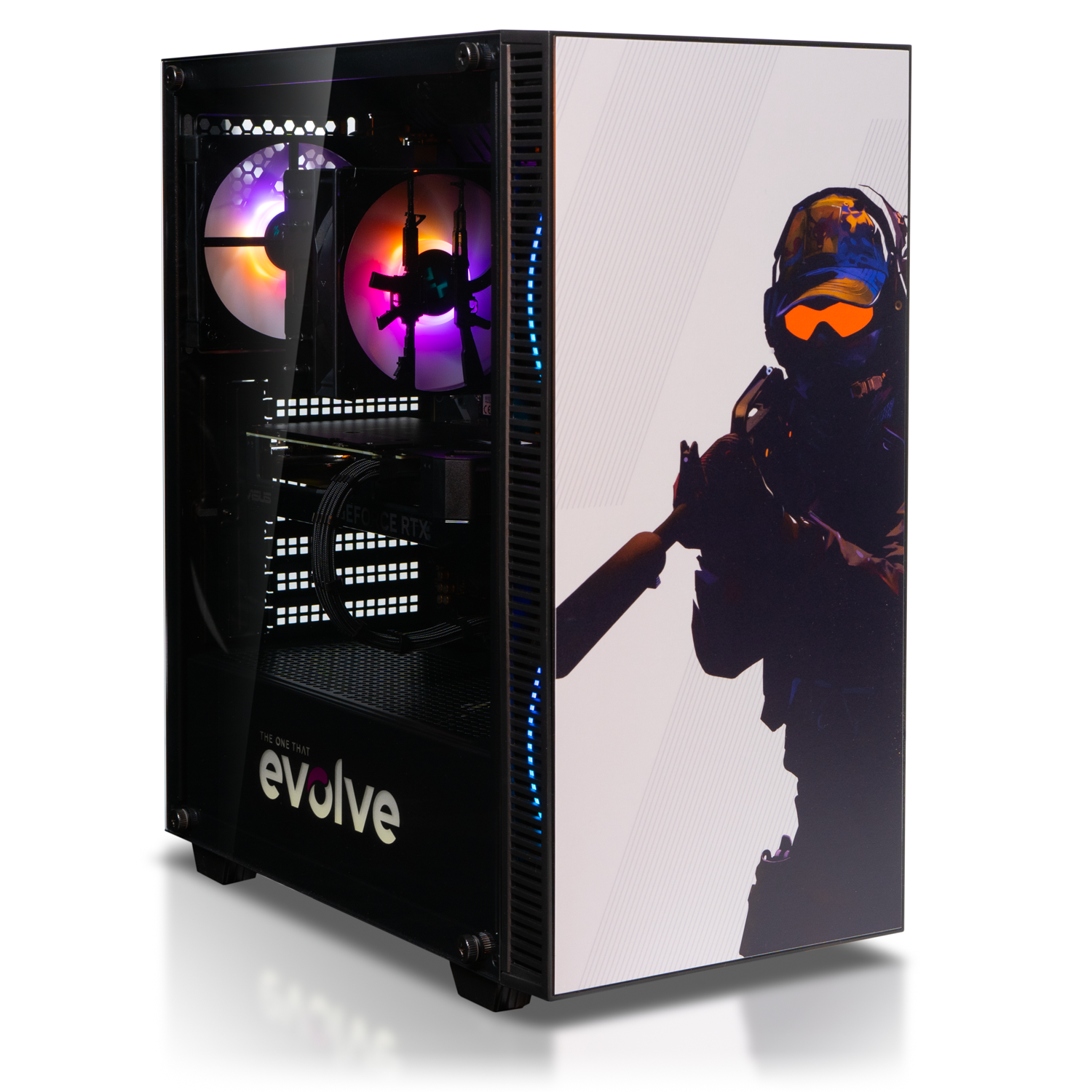 Продать Игровой ПК EVOLVE SpecialPart CS2 PC (EVSP-CS2R560N406-32S1TBk)  Black по Trade-In интернет-магазине Телемарт - Киев, Днепр, Украина