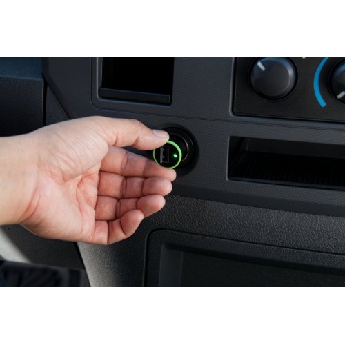 Автомобільний зарядний пристрій Belkin USB Car Charger Lightning 1A (F8J026bt04-BLK) Black купити в Україні: Київ, Львів, Хмельницький, Тернопіль, Івано-Франківськ | Низька ціна, відгуки, характеристики від TELEMART фото