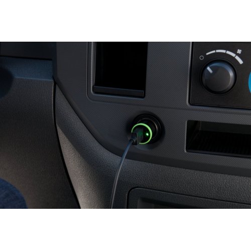 Автомобільний зарядний пристрій Belkin USB Car Charger Lightning 1A (F8J026bt04-BLK) Black купити в Україні: Київ, Львів, Хмельницький, Тернопіль, Івано-Франківськ | Низька ціна, відгуки, характеристики від TELEMART фото