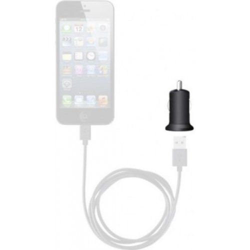 Автомобільний зарядний пристрій Belkin USB Car Charger Lightning 1A (F8J076btBLK) Black купити в Україні: Київ, Львів, Хмельницький, Тернопіль, Івано-Франківськ | Низька ціна, відгуки, характеристики від TELEMART фото