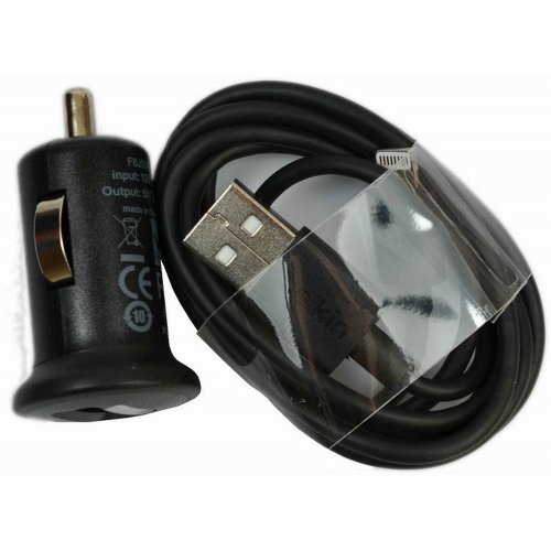 Автомобільний зарядний пристрій Belkin USB Car Charger Lightning 2.1A 10V (F8J090bt04-BLK) Black купити в Україні: Київ, Львів, Хмельницький, Тернопіль, Івано-Франківськ | Низька ціна, відгуки, характеристики від TELEMART фото