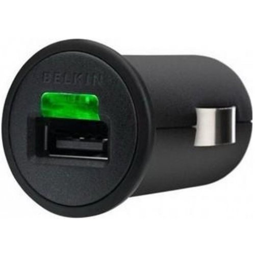 Автомобільний зарядний пристрій Belkin USB Car Charger Lightning 2.1A 10V (F8J056cw) Black купити в Україні: Київ, Львів, Хмельницький, Тернопіль, Івано-Франківськ | Низька ціна, відгуки, характеристики від TELEMART фото