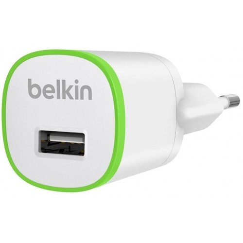 Купить Сетевое зарядное устройство Belkin USB Charger Lightning 1A (F8J025vf04-WHT) White - цена в Харькове, Киеве, Днепре, Одессе
в интернет-магазине Telemart фото