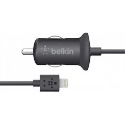 Автомобільний зарядний пристрій Belkin USB Car Charger Lightning 1A (F8J075btBLK) Black