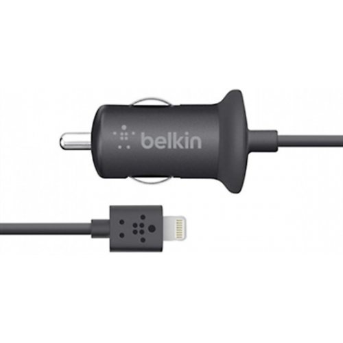 Автомобільний зарядний пристрій Belkin USB Car Charger Lightning 1A (F8J075btBLK) Black купити в Україні: Київ, Львів, Хмельницький, Тернопіль, Івано-Франківськ | Низька ціна, відгуки, характеристики від TELEMART фото