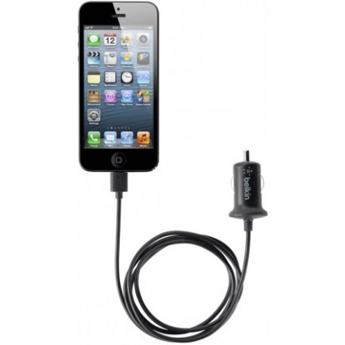 Автомобільний зарядний пристрій Belkin USB Car Charger Lightning 1A (F8J075btBLK) Black купити в Україні: Київ, Львів, Хмельницький, Тернопіль, Івано-Франківськ | Низька ціна, відгуки, характеристики від TELEMART фото