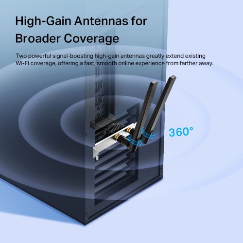 Сетевая карта TP-LINK Archer TX55E купить в Украине: Киев, Днепр, Харьков, Одесса  | Низкая цена, отзывы, характеристики от TELEMART фото