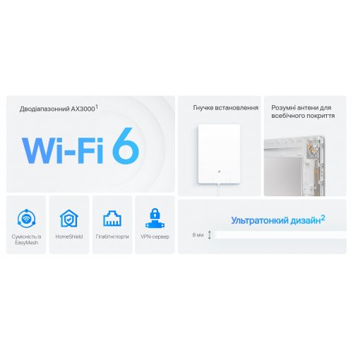 Wi-Fi роутер TP-LINK Archer Air R5 (1-pack) купити в Україні: Київ, Львів, Хмельницький, Тернопіль | Низька ціна, відгуки, характеристики від TELEMART фото