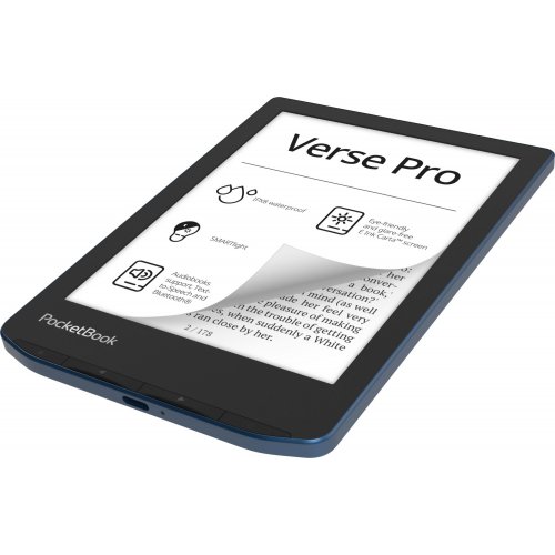 Купить Электронная книга PocketBook 634 Verse Pro (PB634-A-CIS) Azure - цена в Харькове, Киеве, Днепре, Одессе
в интернет-магазине Telemart фото