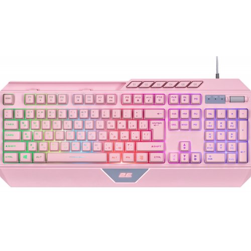 Купити Клавіатура 2E Gaming KG315 RGB (2E-KG315UPK) Pink - ціна в Києві, Львові, Вінниці, Хмельницькому, Франківську, Україні | інтернет-магазин TELEMART.UA фото