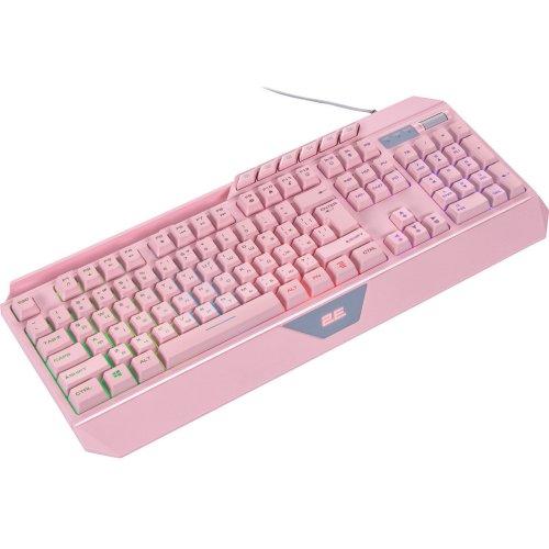 Купить Клавиатура 2E Gaming KG315 RGB (2E-KG315UPK) Pink - цена в Харькове, Киеве, Днепре, Одессе
в интернет-магазине Telemart фото