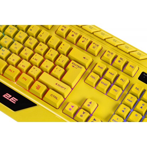 Photo Keyboard 2E Gaming KG315 RGB (2E-KG315UYW) Yellow
