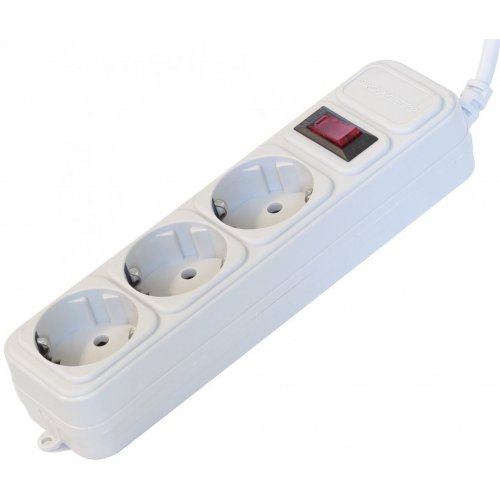 Мережевий фільтр Surge Protector 1,8м 3 розетки (SP3-G-6W) White купити в Україні: Київ, Львів, Хмельницький, Тернопіль, Івано-Франківськ | Низька ціна, відгуки, характеристики від TELEMART фото