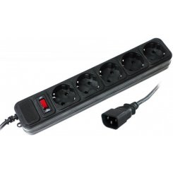 Мережевий фільтр Surge Protector 3м 5 розеток UPS (SP5-X-10B) Black
