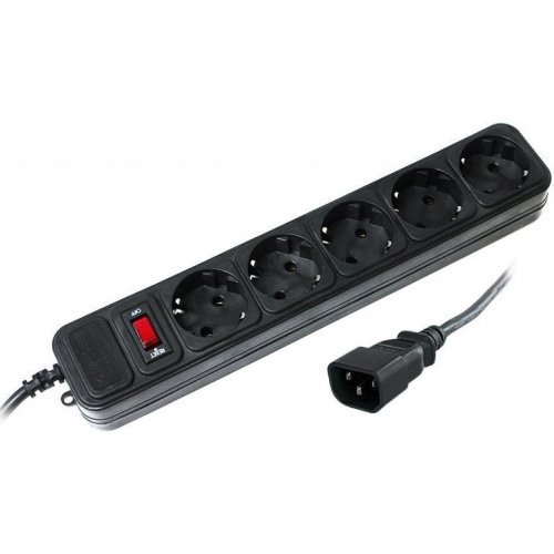 Мережевий фільтр Surge Protector 4,5м 5 розеток UPS (SP5-X-15B) Black купити в Україні: Київ, Львів, Хмельницький, Тернопіль, Івано-Франківськ | Низька ціна, відгуки, характеристики від TELEMART фото