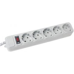 Мережевий фільтр Surge Protector 1,8м 5 розеток UPS (SP5-X-6G) Gray