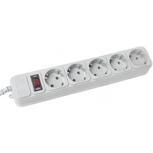 Мережевий фільтр Surge Protector 1,8м 5 розеток UPS (SP5-X-6G) Gray купити в Україні: Київ, Львів, Хмельницький, Тернопіль, Івано-Франківськ | Низька ціна, відгуки, характеристики від TELEMART фото