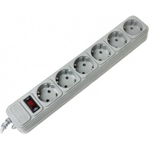 Купить Сетевой фильтр Surge Protector 1,8м 6 розеток (SP6-G-6G) Gray - цена в Харькове, Киеве, Днепре, Одессе
в интернет-магазине Telemart фото