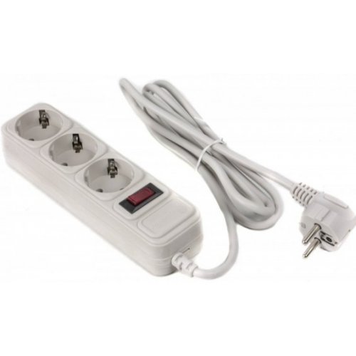 Мережевий фільтр Surge Protector 3м 3 розетки (SP3-G-10W) White купити в Україні: Київ, Львів, Хмельницький, Тернопіль, Івано-Франківськ | Низька ціна, відгуки, характеристики від TELEMART фото