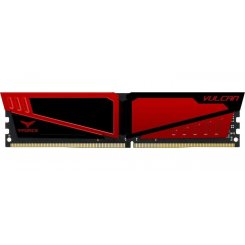 ОЗУ Team DDR4 8GB 2400Mhz T-Force Vulcan Red (TLRED48G2400HC16BK)