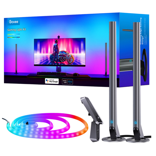 Купити Набір адаптивного підсвічування Govee H604A DreamView G1 Pro Gaming Light RGB (B604A311) Grey - ціна в Києві, Львові, Вінниці, Хмельницькому, Франківську, Україні | інтернет-магазин TELEMART.UA фото