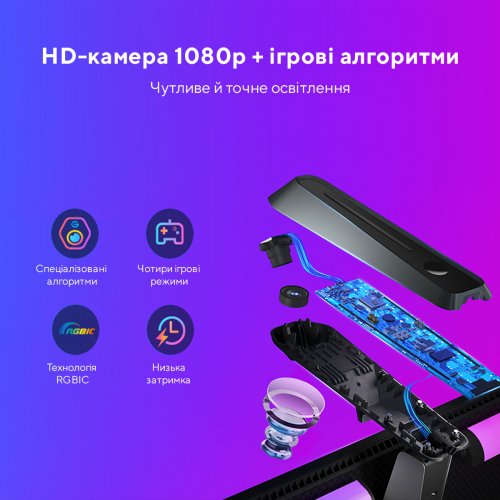 Купити Набір адаптивного підсвічування Govee H604A DreamView G1 Pro Gaming Light RGB (B604A311) Grey - ціна в Києві, Львові, Вінниці, Хмельницькому, Франківську, Україні | інтернет-магазин TELEMART.UA фото