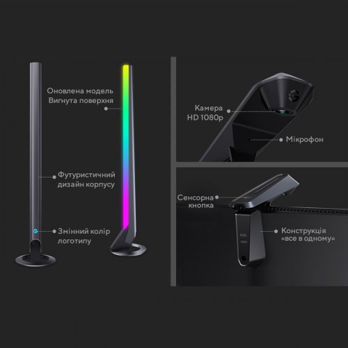 Купити Набір адаптивного підсвічування Govee H604A DreamView G1 Pro Gaming Light RGB (B604A311) Grey - ціна в Києві, Львові, Вінниці, Хмельницькому, Франківську, Україні | інтернет-магазин TELEMART.UA фото