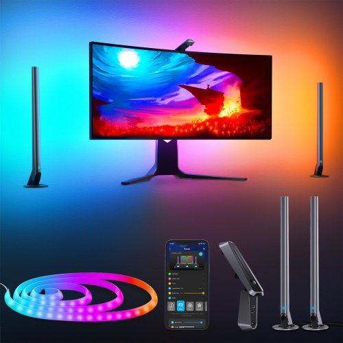 Купити Набір адаптивного підсвічування Govee H604A DreamView G1 Pro Gaming Light RGB (B604A311) Grey - ціна в Києві, Львові, Вінниці, Хмельницькому, Франківську, Україні | інтернет-магазин TELEMART.UA фото