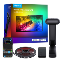 Набір адаптивного підсвічування Govee H605C Envisual TV Backlight T2 with Dual Cameras 55-65" RGB (H605C311) Black
