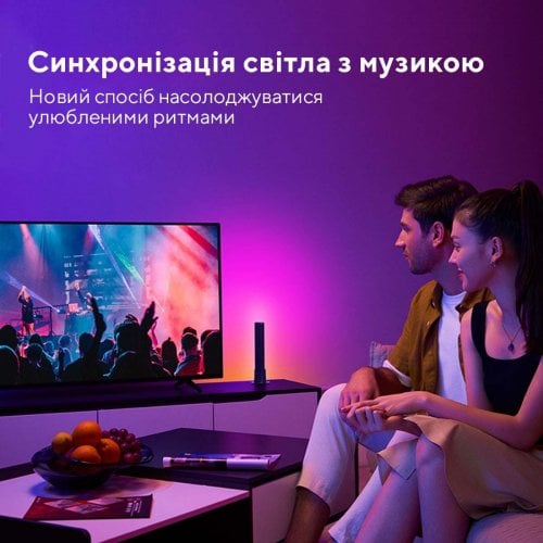 Купити Набір підсвічування Govee H6056 RGBICWW WiFi + Bluetooth Flow Plus Light Bars RGB (H60563D1) Black - ціна в Києві, Львові, Вінниці, Хмельницькому, Франківську, Україні | інтернет-магазин TELEMART.UA фото