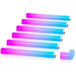 Набір настінних світильників Govee H6062 Glide RGBIC Wall Light RGB (6+1) (B6062301)