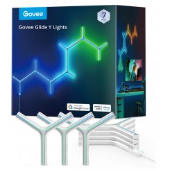 Набір настінних світильників Govee H6065 Y Shape Light Panel RGB 7pcs (H6065301) White