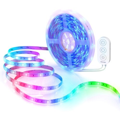 Купити Розумна світлодіодна стрічка Govee H6154 RGB Smart Wi-Fi + Bluetooth LED Strip Lights 15m (H61543A1) White - ціна в Києві, Львові, Вінниці, Хмельницькому, Франківську, Україні | інтернет-магазин TELEMART.UA фото