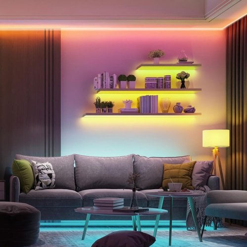 Купить Умная светодиодная лента Govee H6154 RGB Smart Wi-Fi + Bluetooth LED Strip Lights 15m (H61543A1) White - цена в Харькове, Киеве, Днепре, Одессе
в интернет-магазине Telemart фото