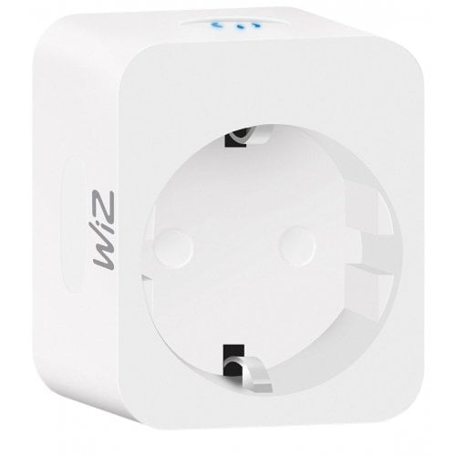 Купити Розумна розетка WiZ Smart Plug Powermeter Type-F Wi-Fi (929002427101) - ціна в Києві, Львові, Вінниці, Хмельницькому, Франківську, Україні | інтернет-магазин TELEMART.UA фото