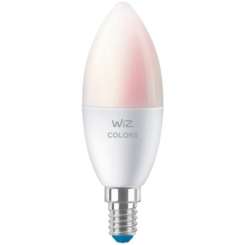 Купити Розумна лампа WiZ E14 4.9W (40W 806Lm) C37 2200-6500K RGB Wi-Fi (929002448802) - ціна в Києві, Львові, Вінниці, Хмельницькому, Франківську, Україні | інтернет-магазин TELEMART.UA фото