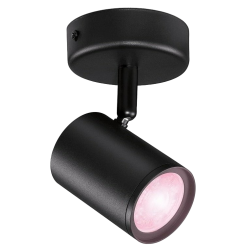 Управляемый накладной точечный светильник WiZ IMAGEO Spots 1 х 5W 2200-6500K RGB Wi-Fi (929002659001) Black