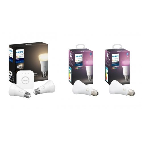 Купить Набор Philips Hue Bridge + лампа E27 White 2pcs + лампа E27 RGB 2pcs (BRIDGE+E27W2P+E27RGB2P) - цена в Харькове, Киеве, Днепре, Одессе
в интернет-магазине Telemart фото